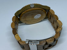 Load image into Gallery viewer, Unused Bewell Mens All Brown Solid Wood Analog Quartz Watch Hours~New Battery
