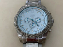 Load image into Gallery viewer, VIVINT The Cup Men Silver White Analog Quartz Chronograph Watch Hour~New Battery
