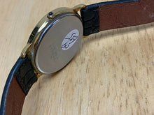 Load image into Gallery viewer, Samsung Kappa Men Gold Plated Textured Dial Analog Quartz Watch Hour~New Battery
