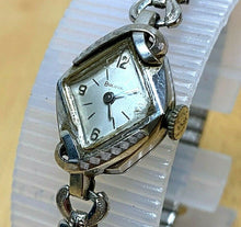 Load image into Gallery viewer, Vintage Bulova Lady 10k RGP GF Band Unique Shape Hand-Wind Mechanical Watch Hour
