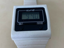 Load image into Gallery viewer, iCVRD Mens Black White Simple Front Set LCD Digital Watch Hours~Date~New Batt
