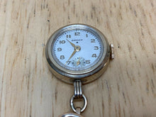 Load image into Gallery viewer, Vintage Banner 10k RGP Gold Small Second Hand-Wind Mechanical Brooch Watch Hours

