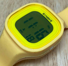 Load image into Gallery viewer, Synoke Resist Men Lady Beefy Yellow Square Digital Alarm Watch Hours~New Battery
