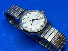 Load image into Gallery viewer, Vintage Timex Sprite Mens Small Silver Hairline Hand-Wind Mechanical Watch Hours
