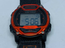 Load image into Gallery viewer, Armitron 40/7541 Men Black Red Display Digital Alarm Chrono Watch Hours~New Batt
