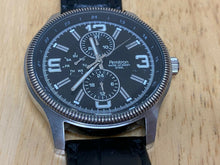 Load image into Gallery viewer, Armitron 20/4863 Men 50m Silver Black Analog Quartz Watch Hour~Day Date~New Batt
