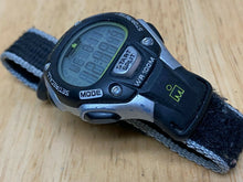 Load image into Gallery viewer, Timex Ironman Lady 100m Silver Black Digital Alarm Chrono Watch Hour~New Battery
