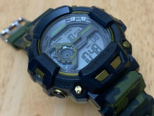 Load image into Gallery viewer, Armitron M1105 Men 100m Military Green Band Digital Chrono Watch Hour~New Batter
