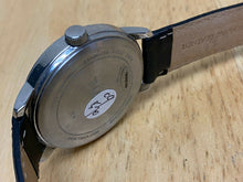 Load image into Gallery viewer, Timex Men 43mm Military Dial Silver Leather Analog Quartz Watch Hour~New Battery
