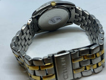 Load image into Gallery viewer, Citizen Eco-Drive E101-S056535 Mens Dual Tone Analog Quartz Watch Hours~Day Date
