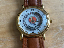 Load image into Gallery viewer, VTG Lionel Mens Gold Tone Analog Quartz Watch Hours~Play Train Sound~New Battery
