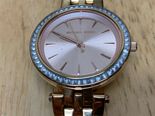 Load image into Gallery viewer, Michael Kors MK-3366 Lady 50m Rose Gold Steel Analog Quartz Watch Hours~New Batt
