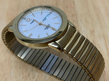 Load image into Gallery viewer, Timex Indiglo Mens 30m Gold Tone Analog Quartz Watch Hours~Day Date~New Battery
