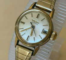 Load image into Gallery viewer, Vintage Wyler Incaflex Lady Gold Tone Swiss Hand-Wind Mechanical Watch Hour~Date
