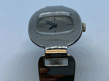 Load image into Gallery viewer, Vintage Chateau Lady Silver Cuff Bangle Mirror Hand-Wind Mechanical Watch Hours
