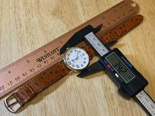 Load image into Gallery viewer, Vintage Timex Indiglo Men Gold Tone Leather Analog Quartz Watch Hour~New Battery
