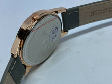 Load image into Gallery viewer, Unused Monroe MAESTRO Men Classique Rose Gold Analog Quartz Watch Hours~New Batt
