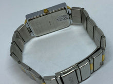 Load image into Gallery viewer, Timex Men 30m Dual Tone Steel Rectangle Analog Quartz Watch Hour~Date~New Batter
