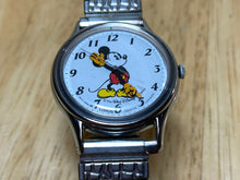 Load image into Gallery viewer, Vintage Lorus V515 Disney Mickey Stretch Analog Quartz Watch Hours~New Battery
