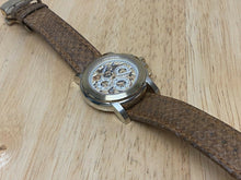 Load image into Gallery viewer, Unbranded Men 20 Jewels Sapphire Golden Skeleton Automatic Self-Wind Watch hour
