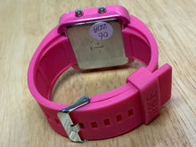 Load image into Gallery viewer, Mirror 1:Face Square Pink Modern Blue LED Digital Quartz Watch Hours~New Battery
