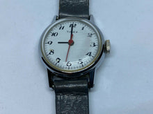 Load image into Gallery viewer, Vintage Timex Lady Classic Silver White Leather Hand-Wind Mechanical Watch Hours
