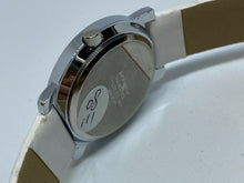 Load image into Gallery viewer, Unused Vintage Prestige Medical Unisex Silver Leather Quartz Watch Hour~New Batt
