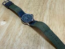 Load image into Gallery viewer, Vintage Milan Men Lady Green Fabric Military Analog Quartz Watch Hour~New Batter
