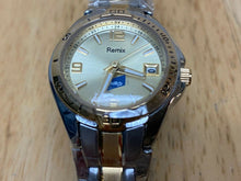 Load image into Gallery viewer, Unused Remix Baird Lady Dual Tone Steel Analog Quartz Watch Hour~Date~New Batter
