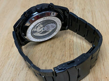 Load image into Gallery viewer, TM340 Men Black Skeleton Tachymeter Transparent Self-Wind Automatic Watch Hours
