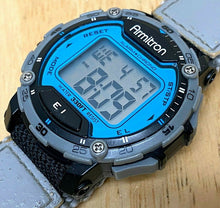 Load image into Gallery viewer, Armitron 40/8291 Mens 100m Blue Face Digital Alarm Chrono Watch Hour~New Battery
