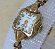 Load image into Gallery viewer, Vintage Wakmann Lady 10k RGP Gold Filled Band Hand-Wind Mechanical Watch Hours
