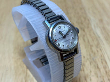 Load image into Gallery viewer, Vintage Benrus Lady Textured Dial Silver Swiss Hand-Wind Mechanical Watch Hours
