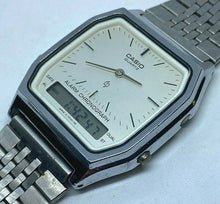 Load image into Gallery viewer, Vintage Casio AQ-200 Module 303 Men Analog Digital Chrono Watch Hour~New Battery
