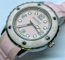 Load image into Gallery viewer, Haurex Italy Vivace Men Lady 50m Silver Pink Analog Quartz Watch Hour~New Batter

