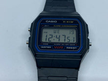 Load image into Gallery viewer, Casio F-91W Mens Black LCD Digital Alarm Chrono Quartz Watch Hours~New Battery
