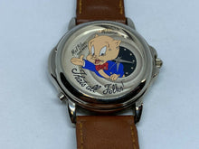 Load image into Gallery viewer, VTG Armitron Mel Blanc Men Lady Silver Analog Quartz Voice Watch Hour~New Batter
