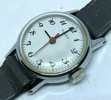 Load image into Gallery viewer, Vintage Timex Lady Classic Silver White Leather Hand-Wind Mechanical Watch Hours
