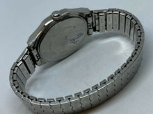 Load image into Gallery viewer, Vintage Bucherer Swiss Men Silver Steel Analog Quartz Watch Hour~Date~New Batter
