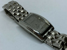 Load image into Gallery viewer, Geoffrey Beene Mens Small Second Silver Rectangle Quartz Watch Hours~New Battery
