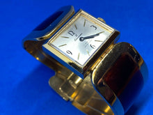 Load image into Gallery viewer, Vintage Lausanne Lady 17J Gold Tone Cuff Bangle Hand-Wind Mechanical Watch Hours
