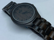 Load image into Gallery viewer, Wild Men All Dark Brown Solid Wood Groomsman Analog Quartz Watch Hour~New Batter
