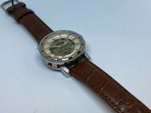 Load image into Gallery viewer, MG ORKINA Mens Dual Tone Skeleton Hand-Wind Mechanical Wind Analog Watch Hours
