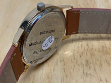 Load image into Gallery viewer, Vintage Geneva Men Gold Tone Military Dial Analog Quartz Watch Hours~New Battery
