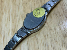 Load image into Gallery viewer, Vintage Jules Jurgensen Lady Sterling-Tone Oval Hand-Wind Mechanical Watch Hours
