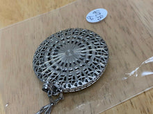 Load image into Gallery viewer, Vintage Vantage Lady Silver Fancy Case Hand-Wind Pendant Pocket Watch Hours
