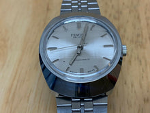 Load image into Gallery viewer, Vintage Feature Deluxe Mens Silver Swiss Movt Hand-Wind Mechanical Watch Hours
