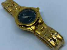 Load image into Gallery viewer, Unused WK Collection Lady Gold Tone Black Analog Quartz Watch Hours~New Battery
