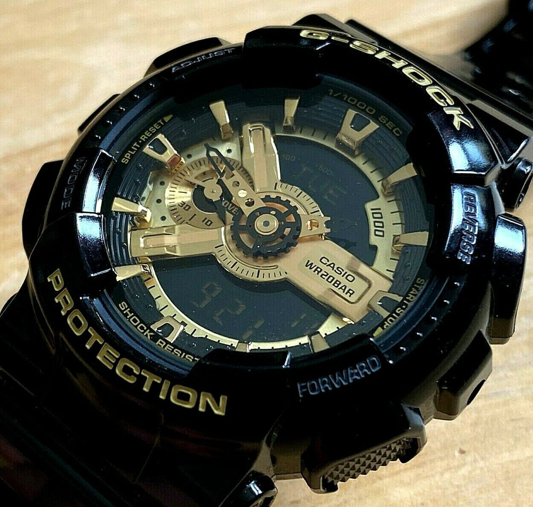 CASIO G-Shock GA-110GB Men 200m Analog Digital Quartz Chrono Watch Hour~New Batt