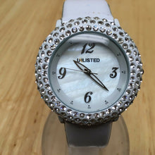 Load image into Gallery viewer, Unlisted By Kenneth Cole Beefy Rhinestone Analog Quartz Watch Hours~New Battery
